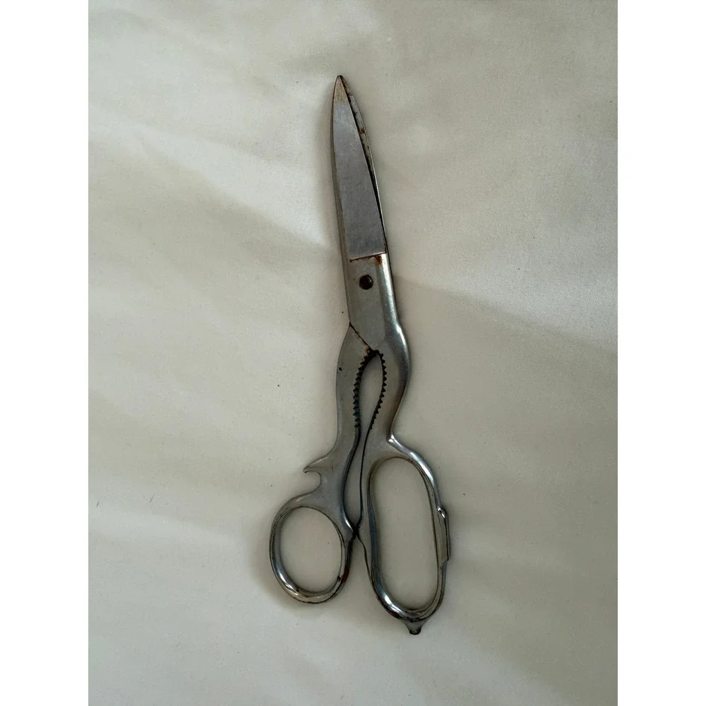 Vintage Boker Chromum USA Kitchen Shears Scissors Nutcracker Bottle Opener